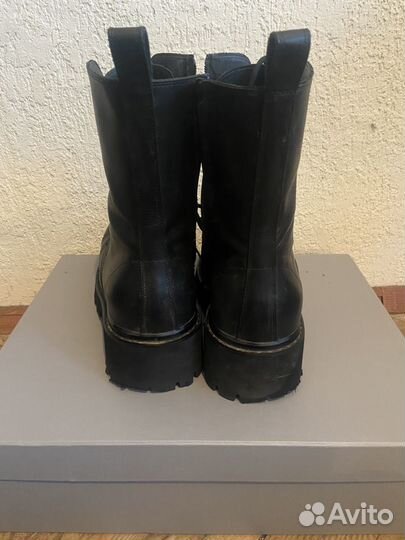 Balenciaga stomper leather boots