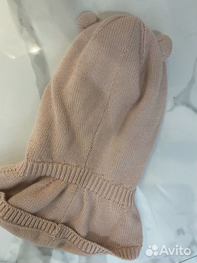 Шапка шлем для девочки