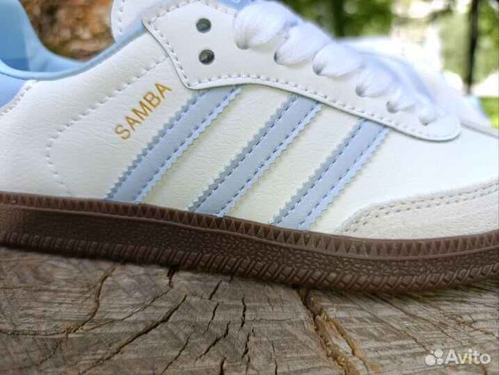 Adidas Samba halo blue