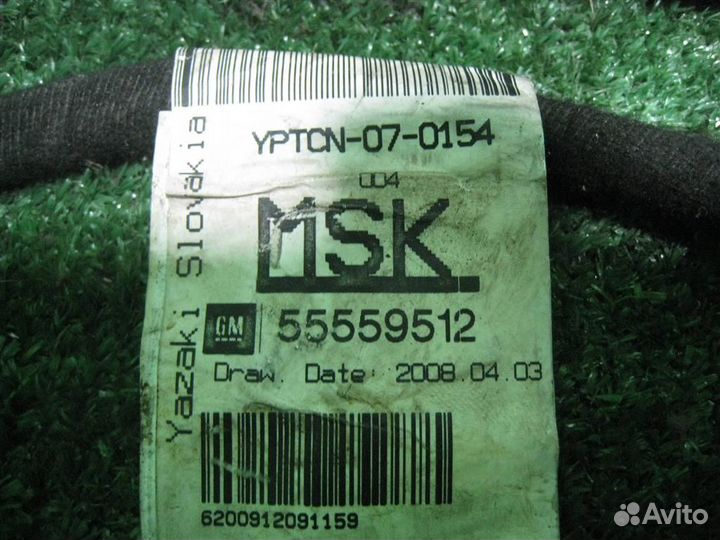 Проводка аккумулятора Opel astra H 2010