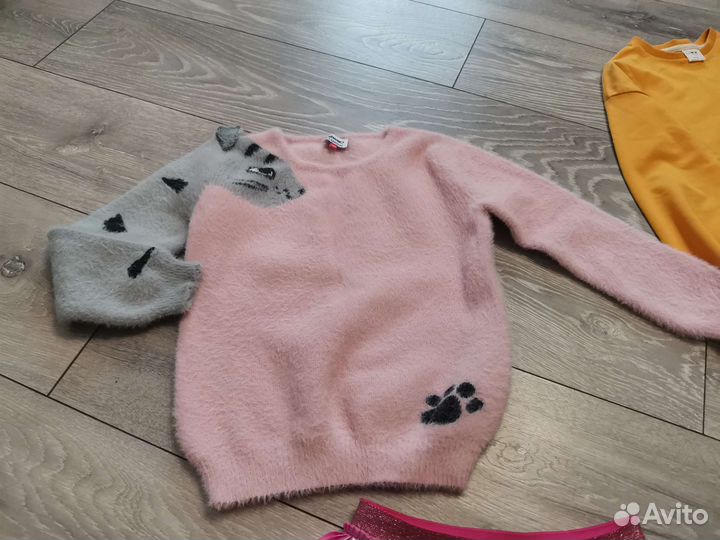 Одежда для девочки 122 128 пакетом