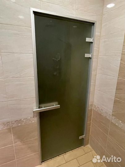 Банная дверь Стекло