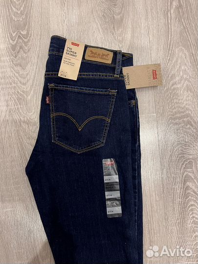 Джинсы levis 710 super skinny размер 27/4