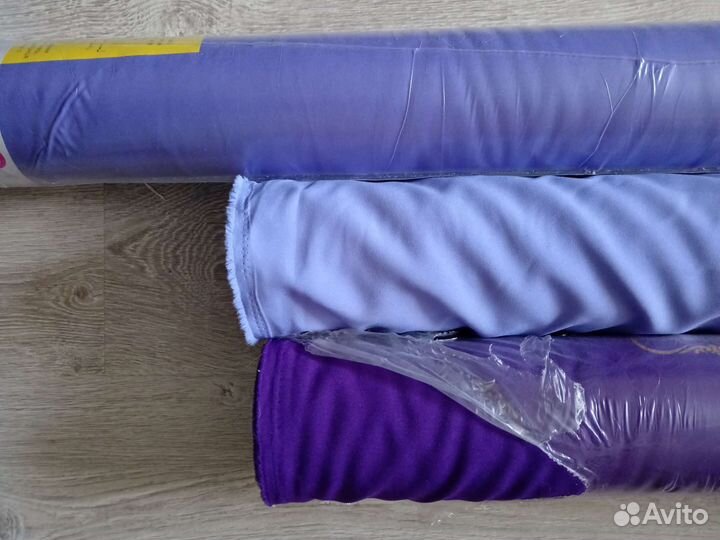 Фиолетовый габардин рулон