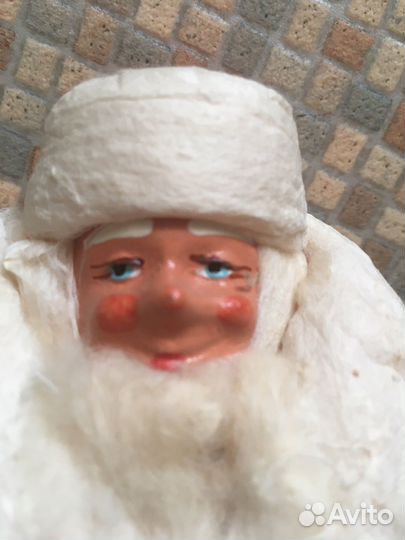 Дед Мороз ватный СССР