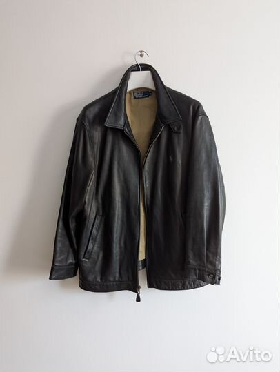 Кожаная куртка Ralph Lauren винтаж