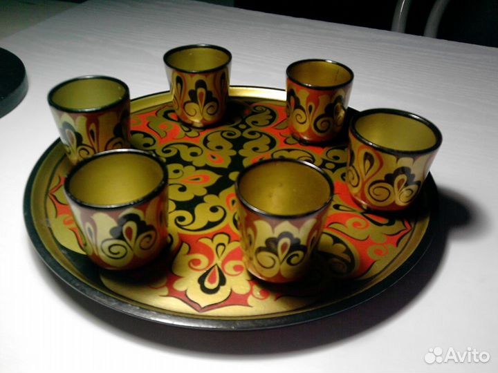 Кухонная утварь-хохлома времён СССР