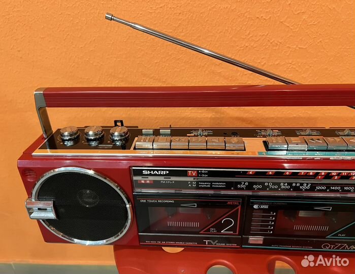 Кассетная магнитола sharp qt 77