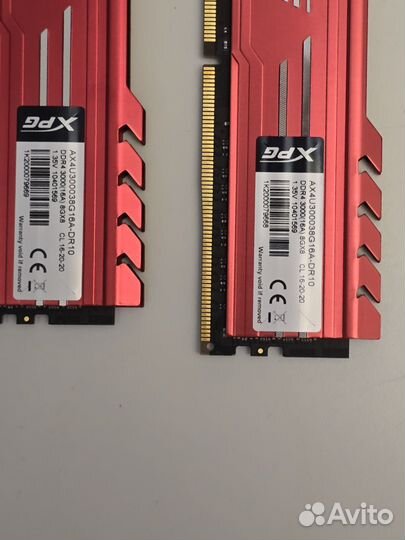 Оперативная память A-Data XPG Gammix D10 DDR4 8GB