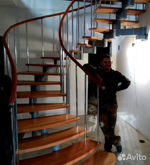 Лестница в стиле лофт