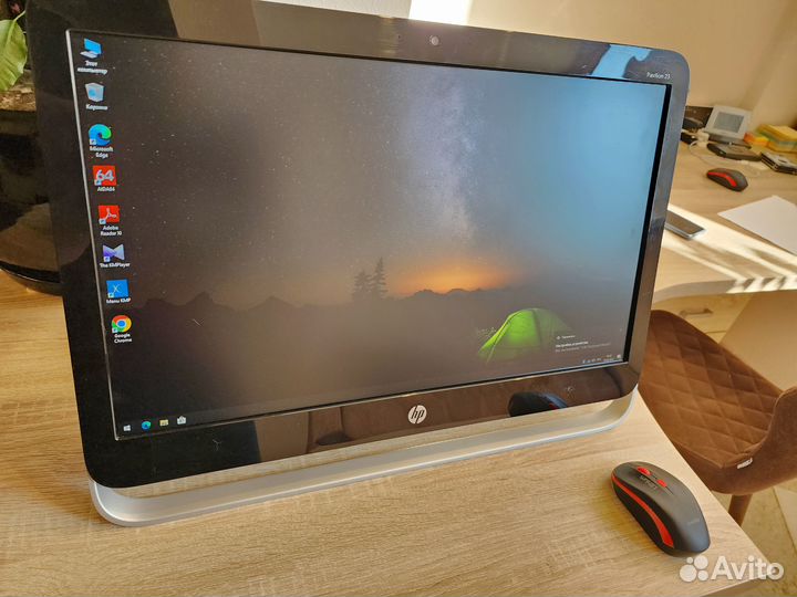 Моноблок HP, core i5, SSD, 23