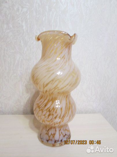 Ваза для цветов стекло СССР