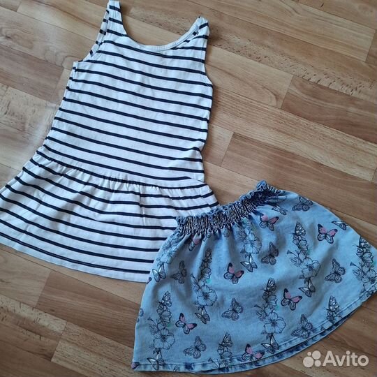 Вещи пакетом на девочку на 104