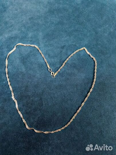 Золотая цепь женская 585 пробы