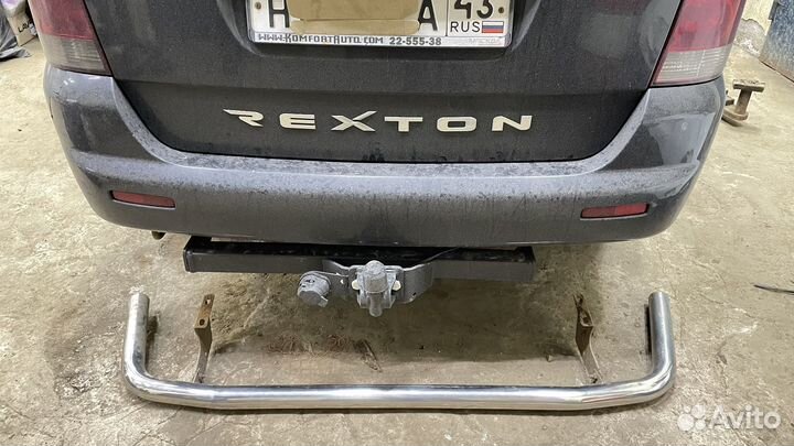 Защита заднего бампера Ssang Yong