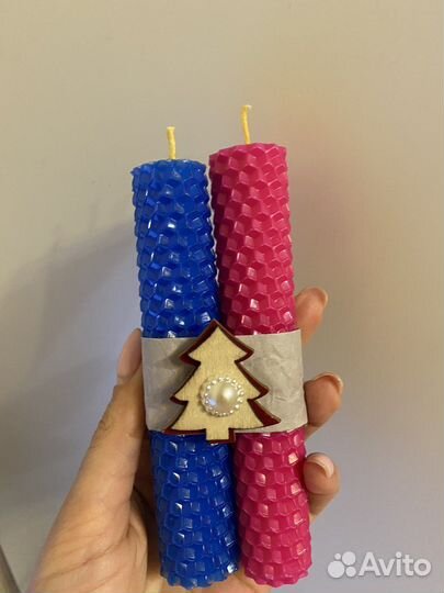 Набор свечей из вощины