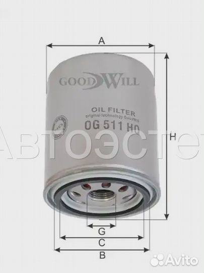 Фильтр масляный OG 511 HQ