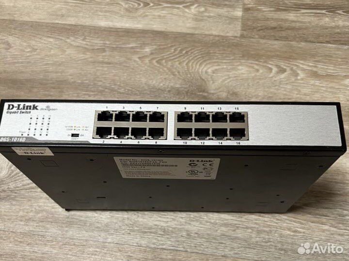 Коммутатор dlink 16 port