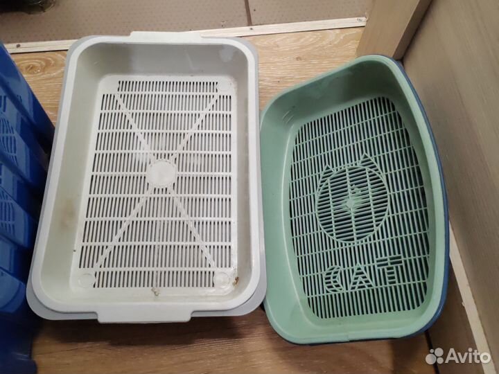 Лоток для кошек большой и маленький