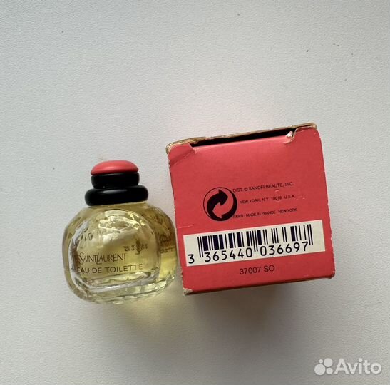 Ysl paris 7,5 мл миниатюра винтаж
