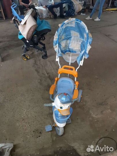 Коляска велосипед