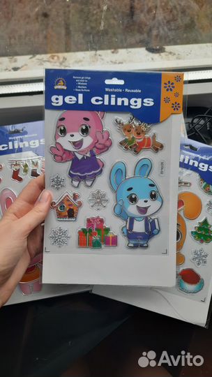 Наклейки на окна новогодние