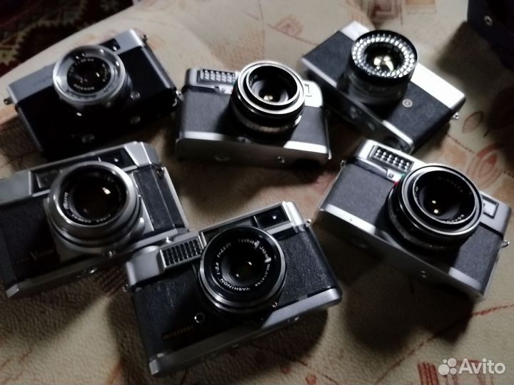 Фотоаппараты пленочные разные