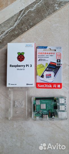 Микрокомпьютер Raspberry pi 3 b+