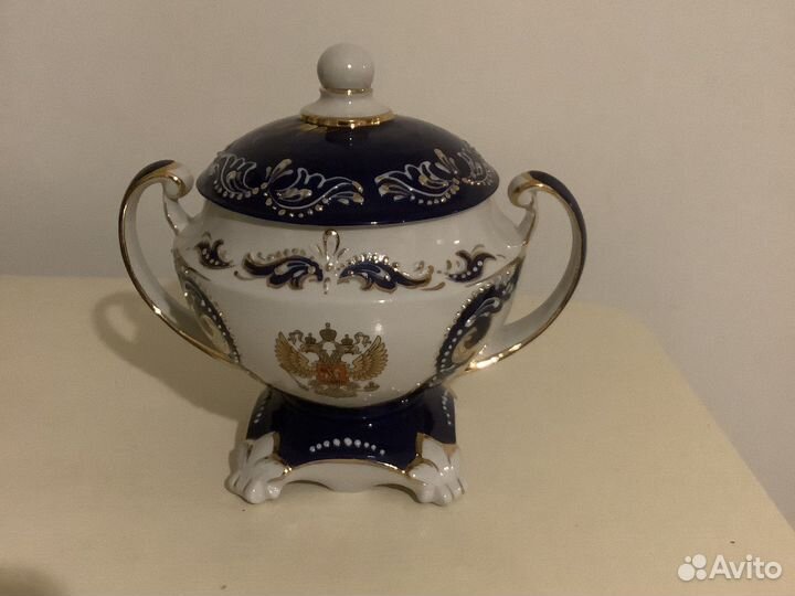 Сервиз чайный с самоваром