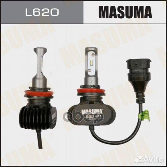 Лампа светодиодная masuma H11 LED 6000K 4000Lm
