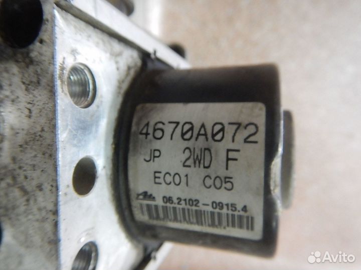 Блок ABS (насос), Mitsubishi (Митсубиси) -lancer 1