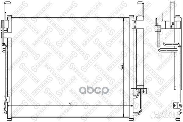10-45107-SX AVA HY5072 976063A100 радиатор