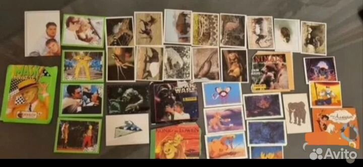 Открытки, календарики, наклейки panini СССР и 90х