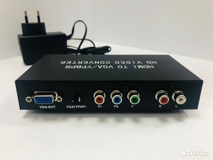 Rexant-Конвертер hdmi на YPbPr/VGA + 2 RCA
