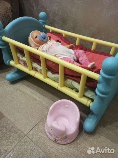Кроватка для куклы baby born