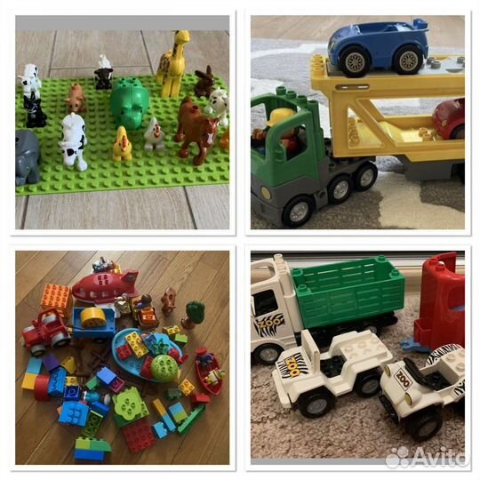 Набор лего дупло автовоз