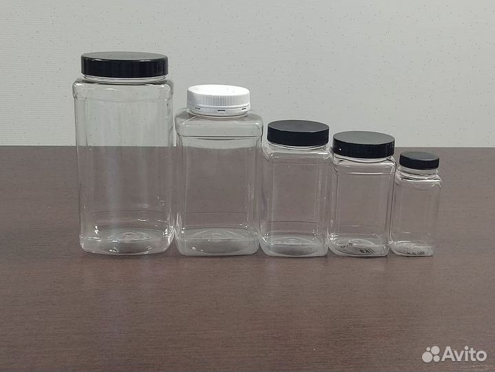 Банки пэт для сыпучих товаров оптом