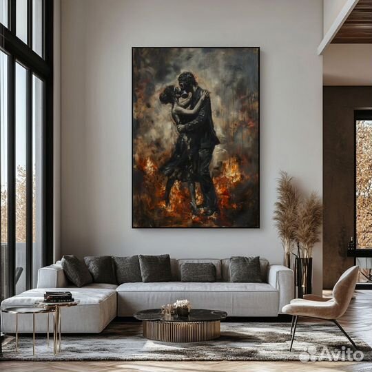 Картина маслом Любовь премиум