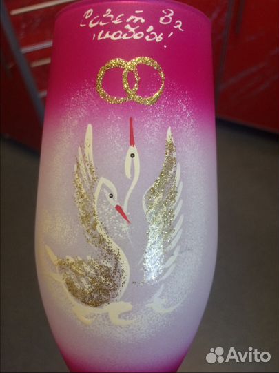 Продам свадебные бокалы 2 шт