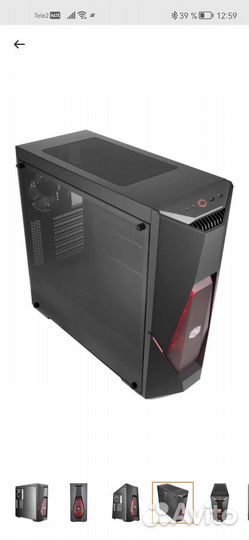 Корпус ATX Cooler Master MasterBox K500lred FAN