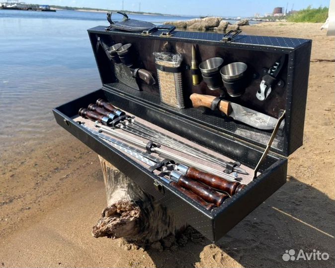 Шашлычный набор в кейсах/ чехлах