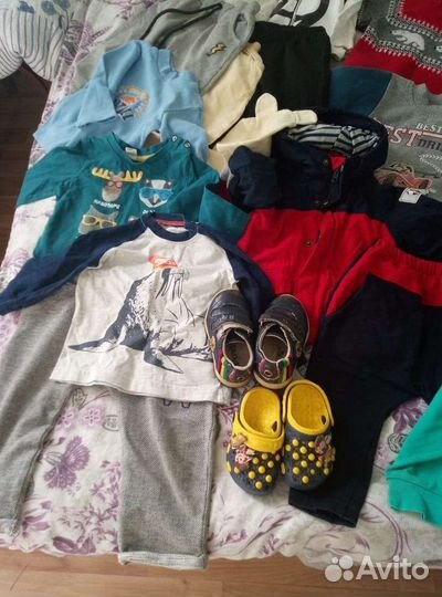 Вещи пакетом на мальчика 6 мес. - 2 года