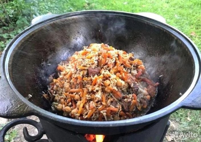 Казан чугунный узбекский