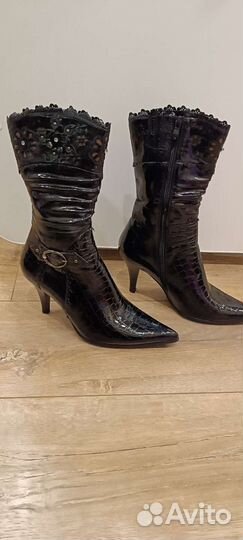 Ботильоны женские 38 размер шпилька