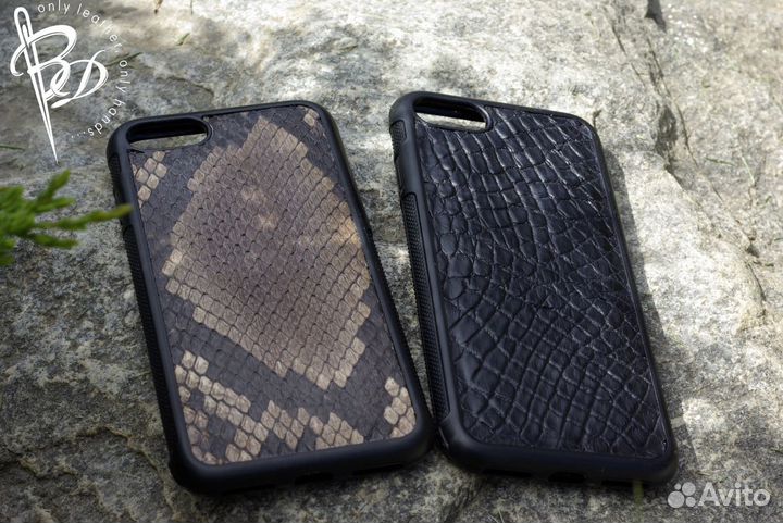 Чехол для телефона iPhone 8, 7. Кожа змеи