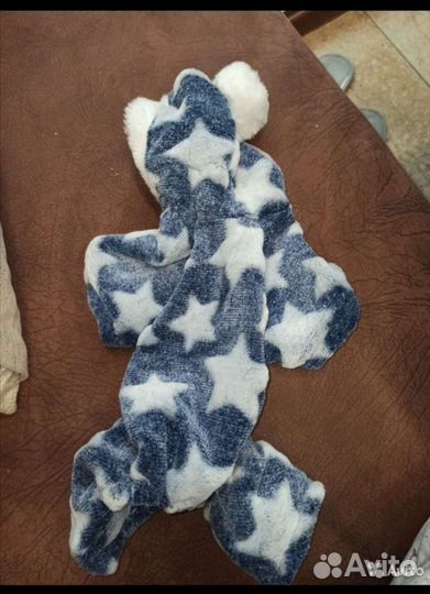 Комбинезон домашний теплый для собак