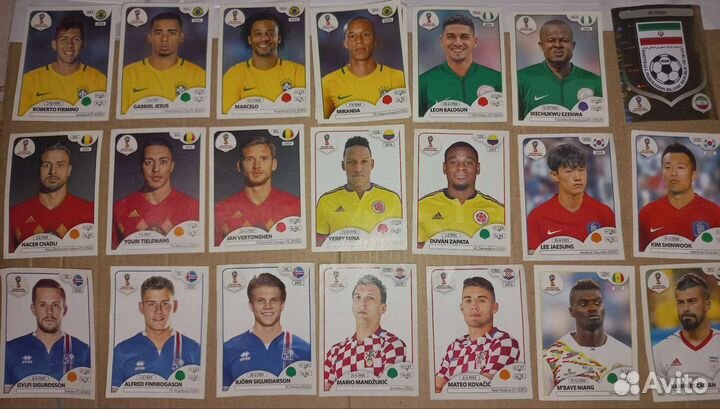 Наклейки panini fifa 2018