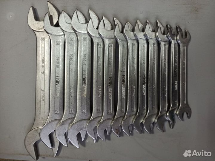 Ключи кгд Holex (рожковые/двусторонние) 14 - 41 мм