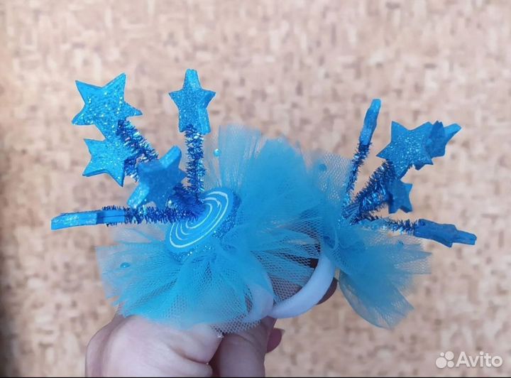 Ободок хлопушка заколки/ резинчки