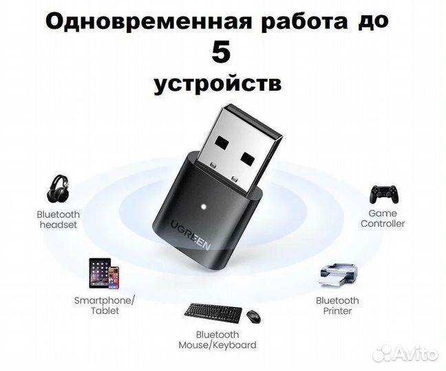 Новый Адаптер usb bluetooth
